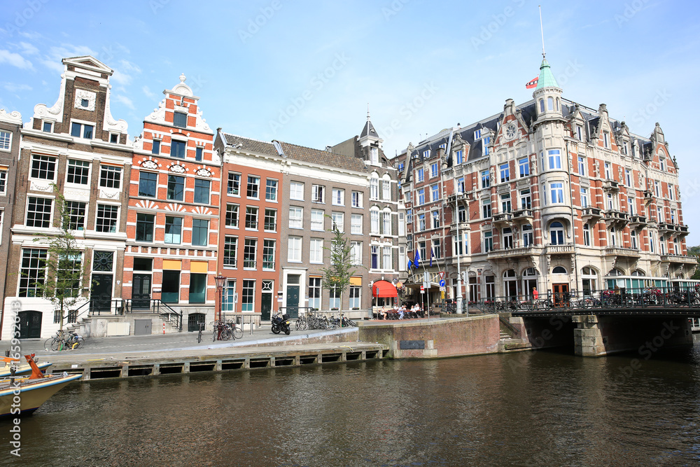 Scenic Amsterdam in the Netherlands