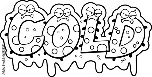 Cartoon Slimy Cold Text