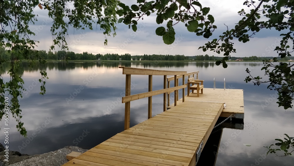 Naklejka premium Deck in Finland