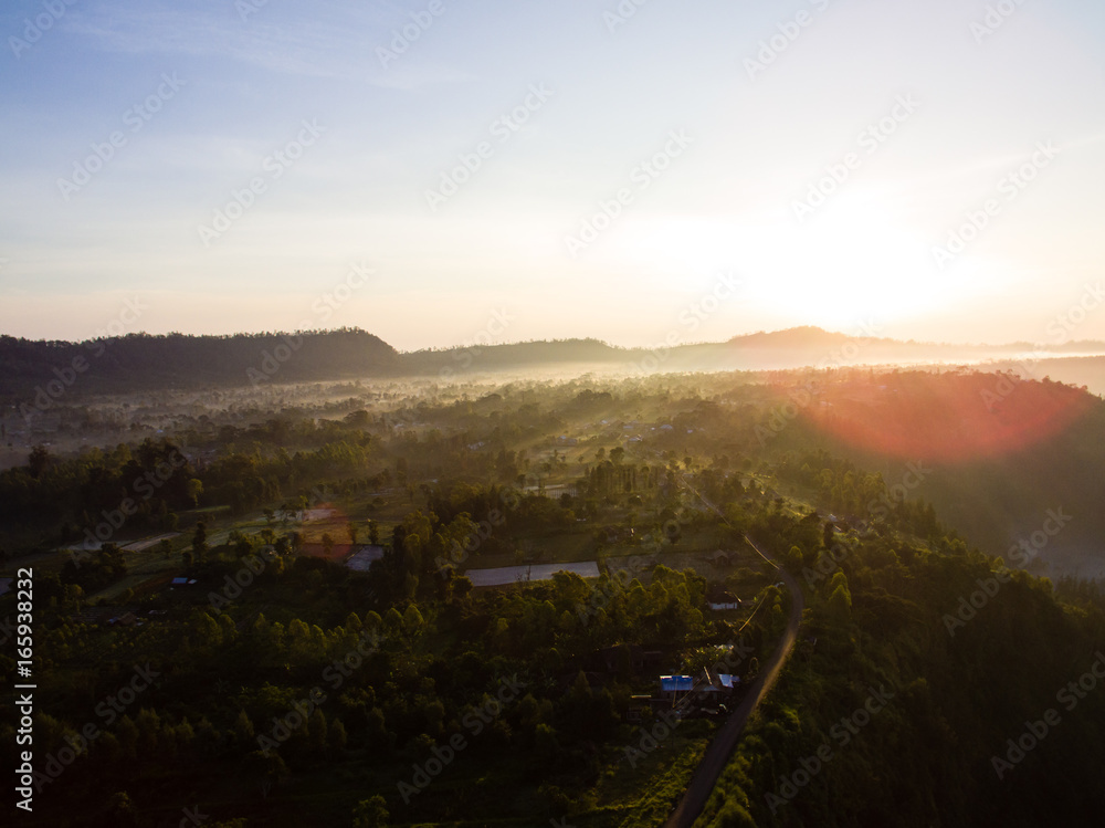 Obraz premium Mount Batur, Bali, Indonezja