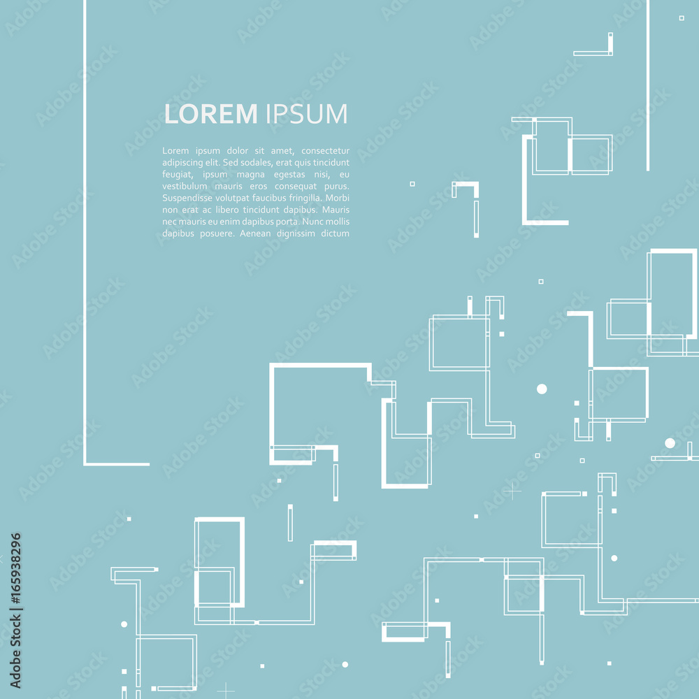 Obraz premium Geometric abstract pattern design for vector background