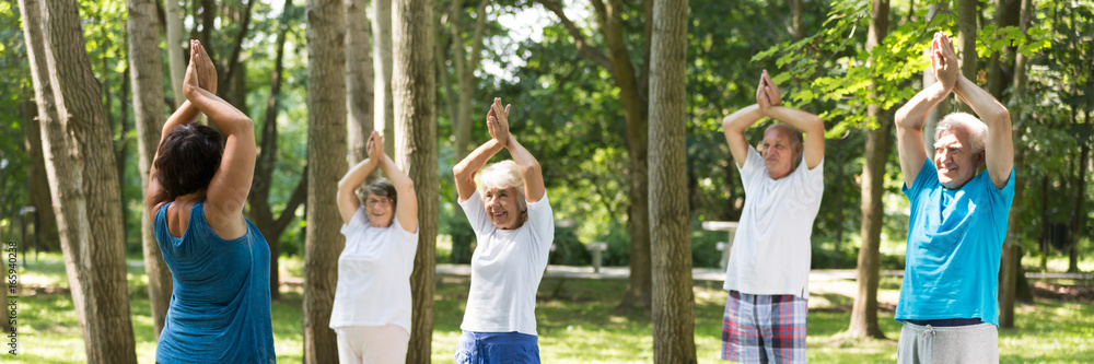 Aerobic in the park Aerobic in the park