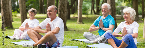 Yoga for seniors photo