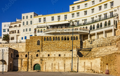 Tanger town ancient fortress ruins, Morocco, Africa