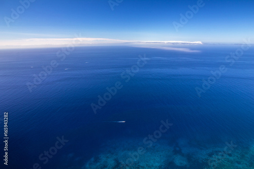 Ocean blue fresh water, Atlantic ocean