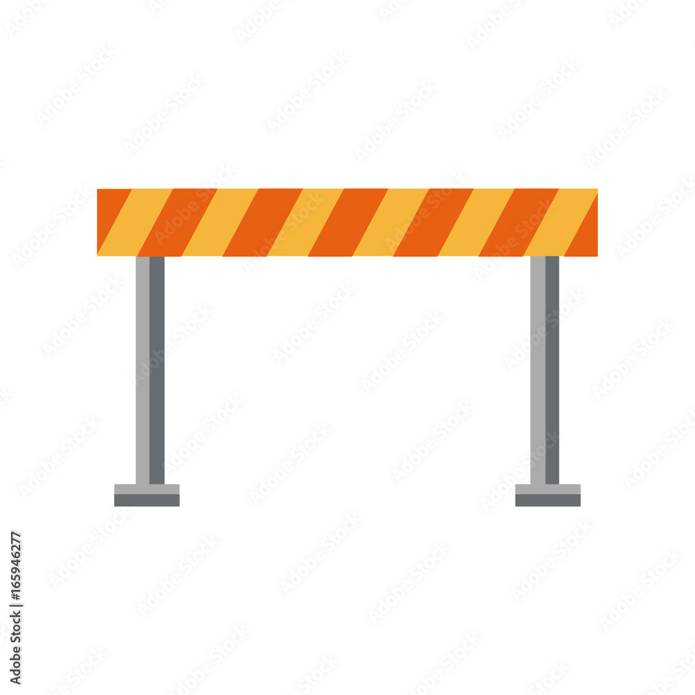 traffic fence isolated icon traffic fence isolated icon
