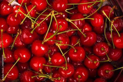 large ripe red cherries © Wingedbull