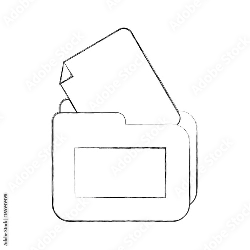 folder document isolated icon