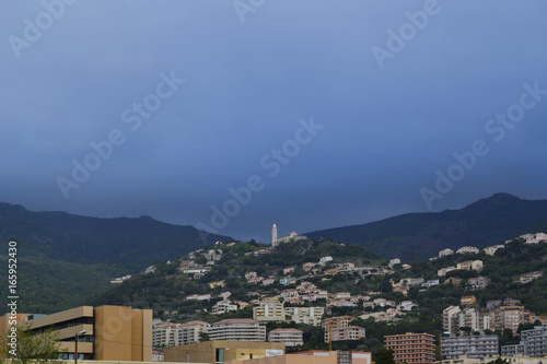 View on Cardo city from Bastia, Corsica, France