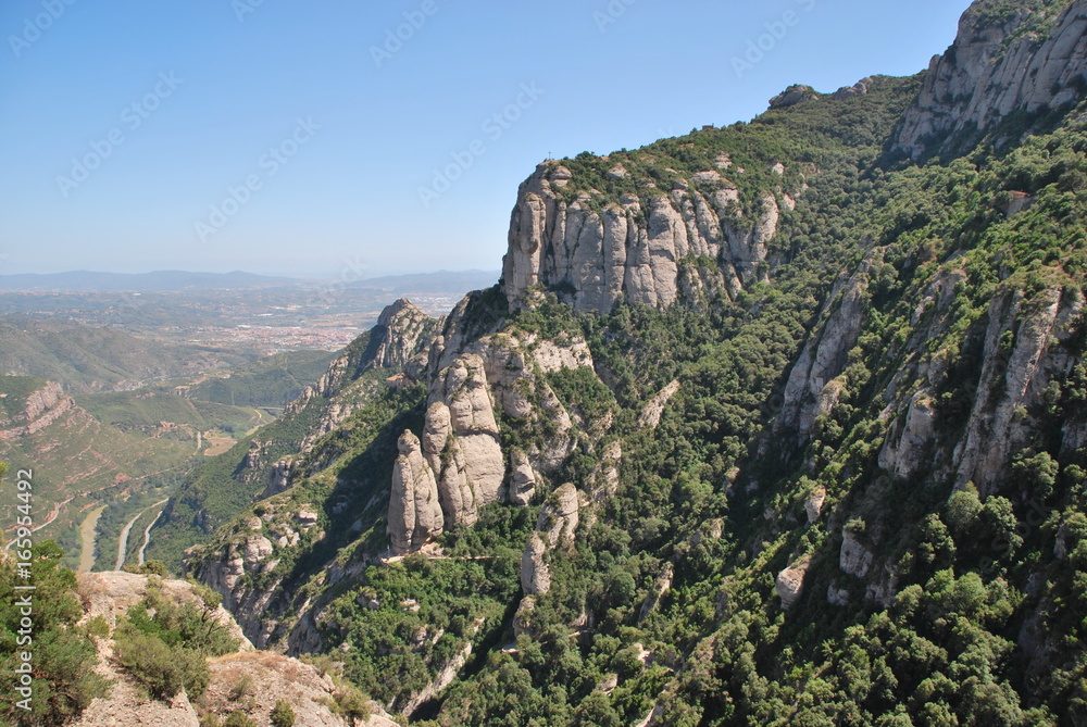Vue de Montserrat