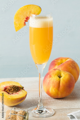 Sweet Bubbly Peach Bellini Mimosa