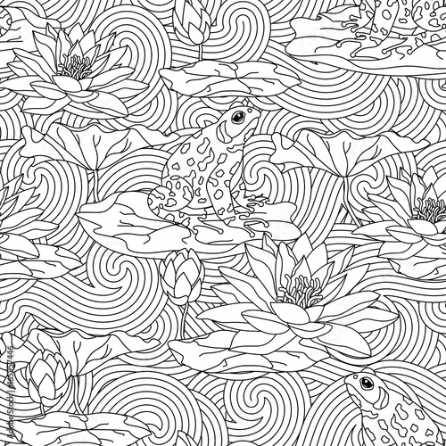 Adult antistress coloring page.