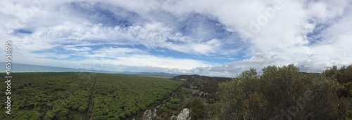 Meravigliosa vista sul parco dell'uccellina in Toscana