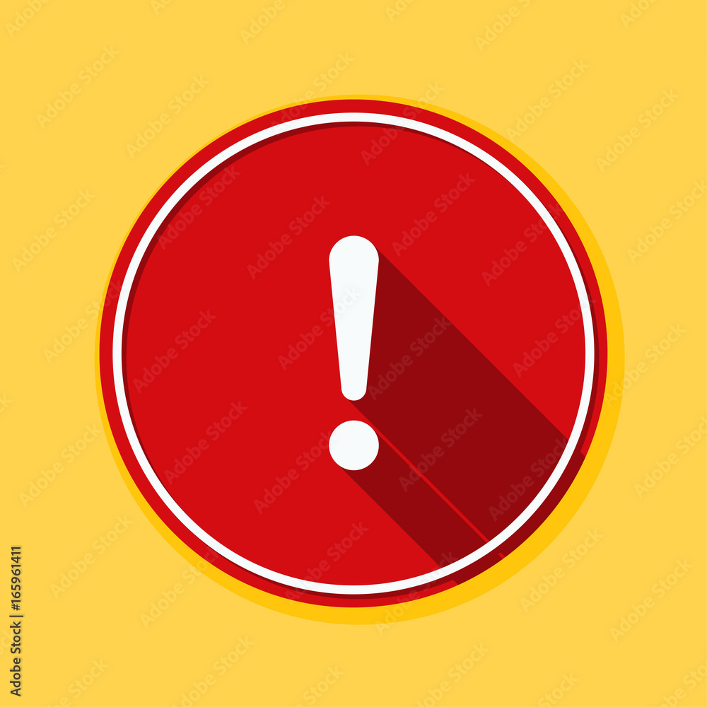 Exclamation Danger sign illustration Exclamation Danger sign illustration