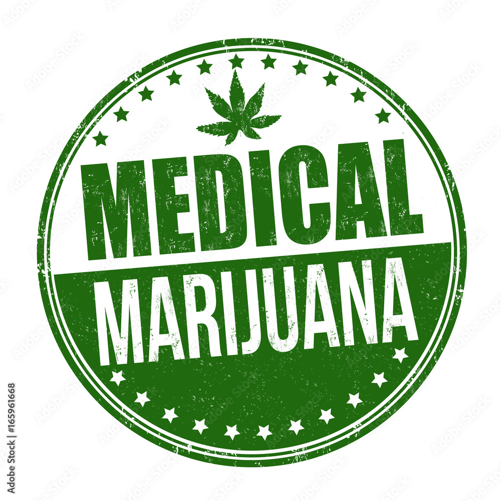 Medical marijuana sign or stamp Medical marijuana sign or stamp