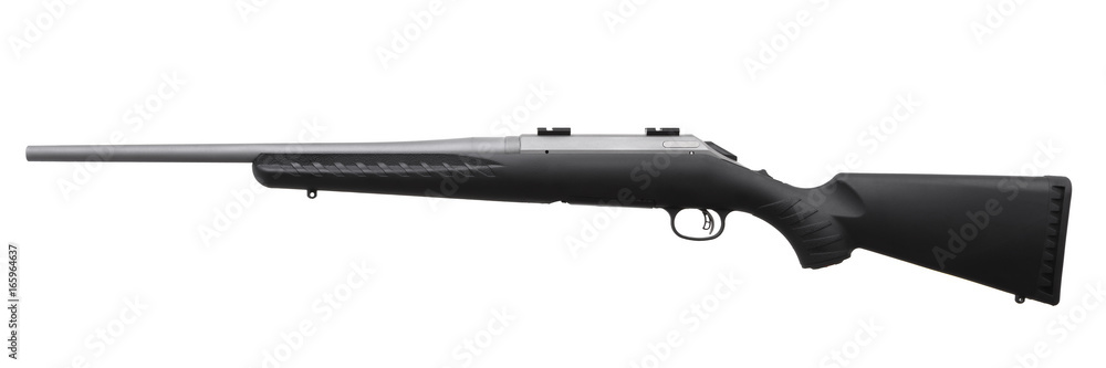 Gun rifle isolated on white Gun rifle isolated on white