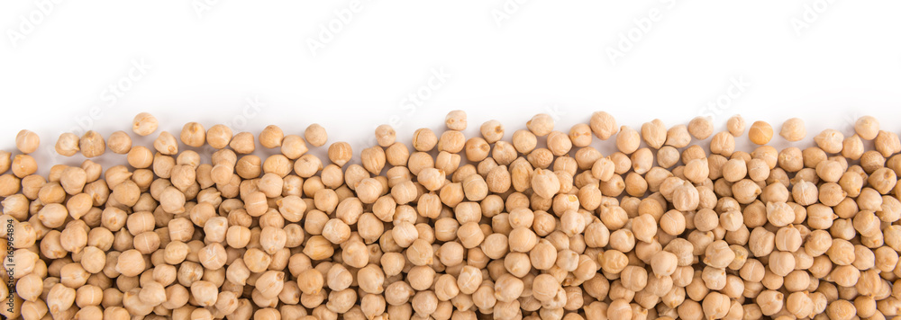 Fototapeta premium dried Chickpeas isolated on white background