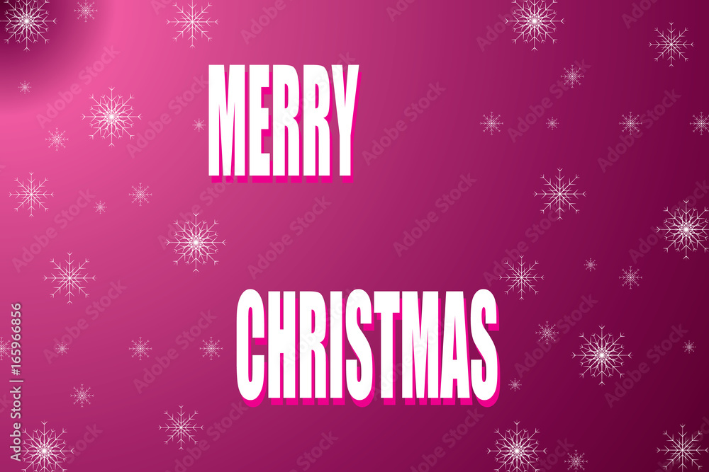 2018 vector template. Merry Christmas and Happy New Year background with place for text.
