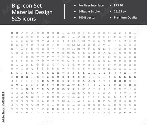 Big Set of 525 Icons