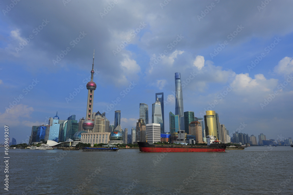 Shanghai world financial center skyscrapers