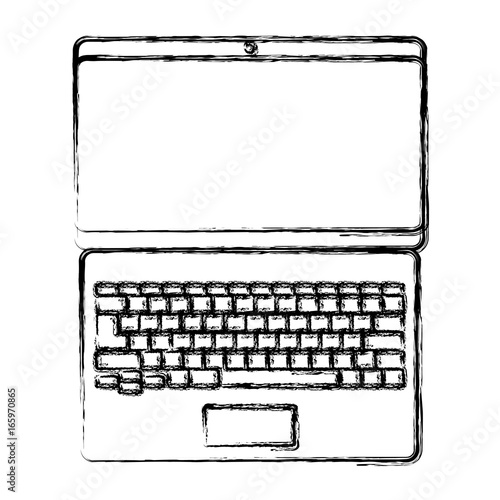 laptop computer isolated icon