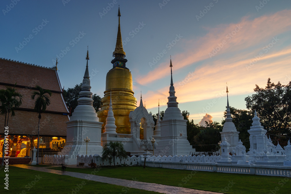 Wat Suan Dok in Chaingmai, Thailand