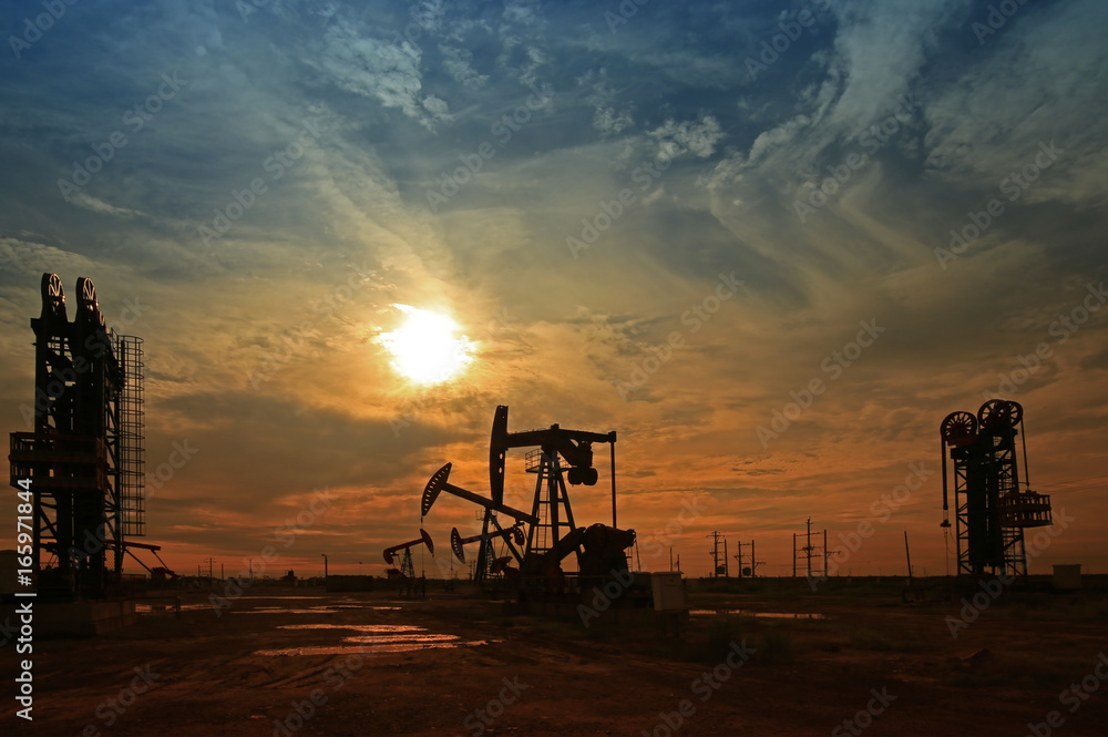 The oil pump, industrial equipment The oil pump, industrial equipment