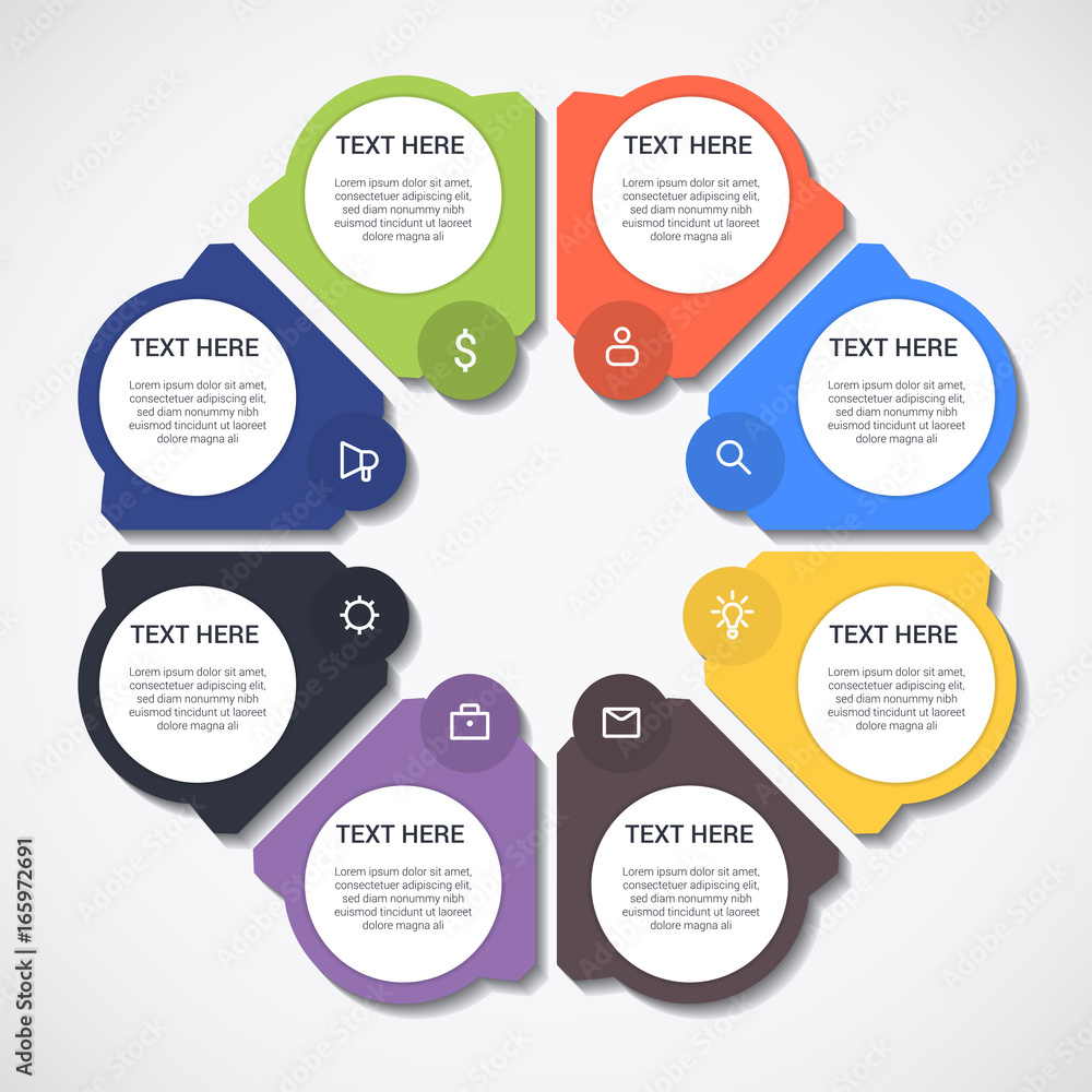 Business infographic element template with editable element and flat color style Business infographic element template with editable element and flat color style