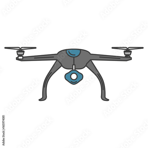 drone flying technology icon