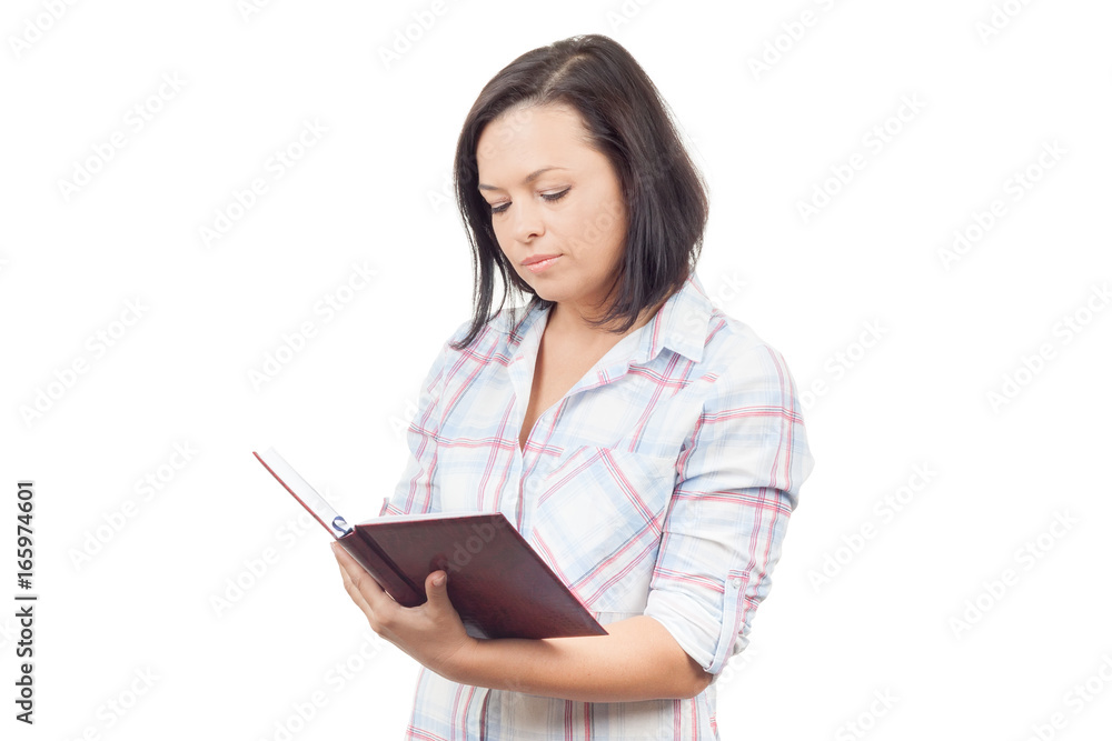 Beautiful Young Woman Reading a Book Beautiful Young Woman Reading a Book