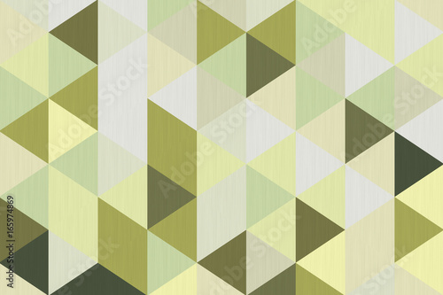 Abstract Olive Green Polygon Geometric Background. 3d Rendering