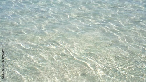 Crystal clear water, close up