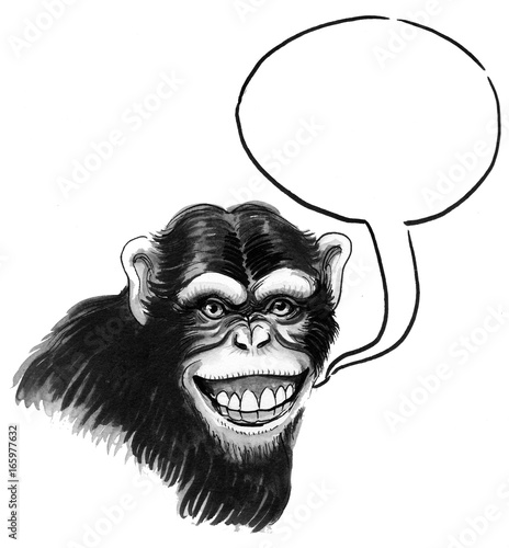 Speaking chimpanzee
