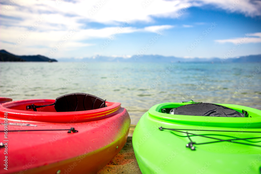 Kayaking on Lake Tahoe Kayaking on Lake Tahoe