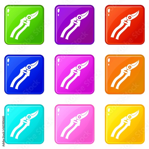 Garden shears set 9