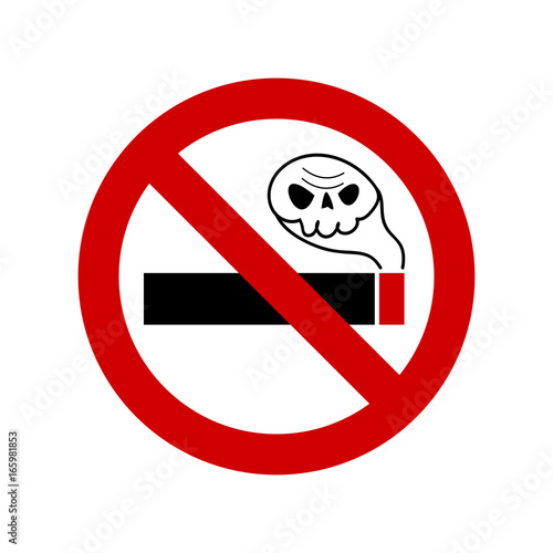 No smoking vector sign