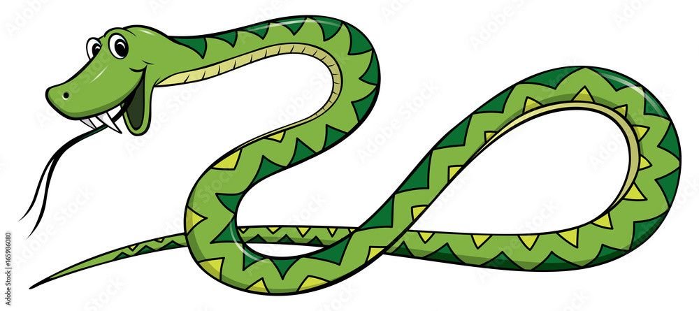 Naklejka premium serpente