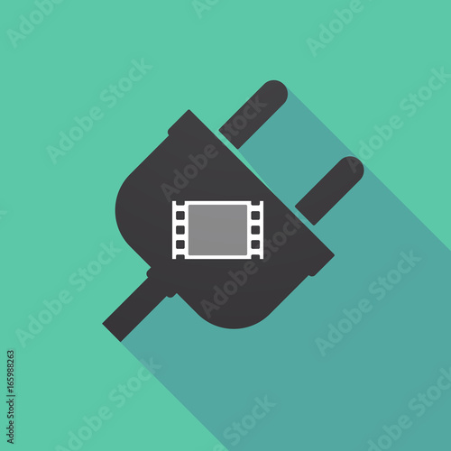Long shadow plug with a film photogram