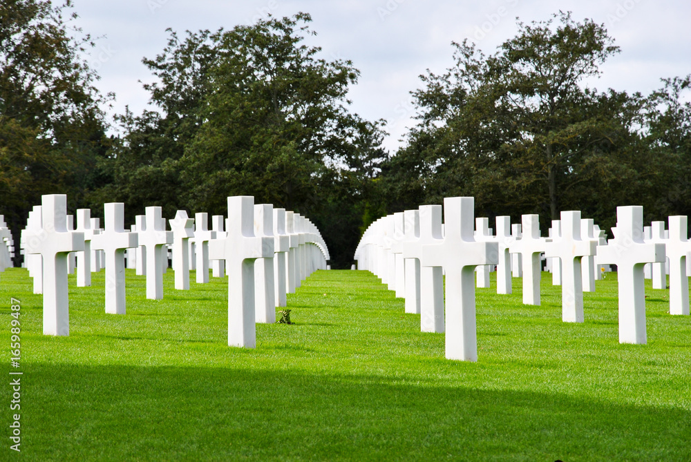 American cemetery of Colleville