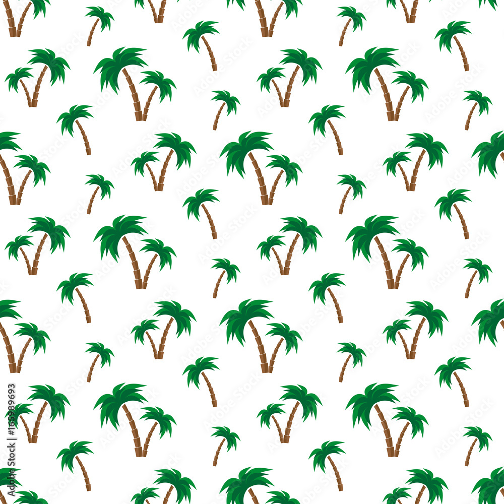 Palm trees pattern.