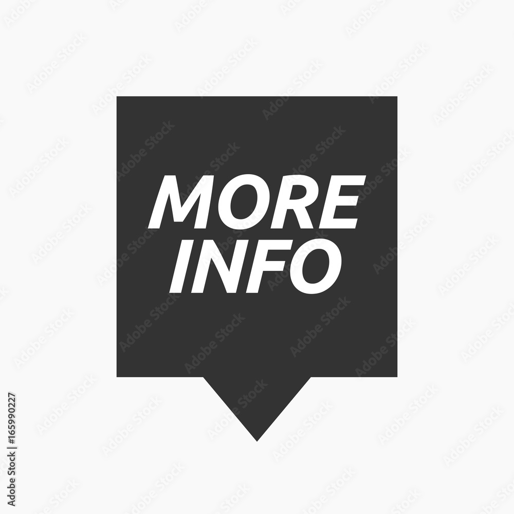 Isolated tooltip with    the text MORE INFO