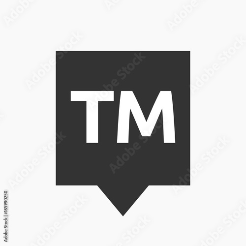 Isolated tooltip with    the text TM