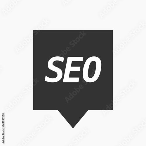 Isolated tooltip with    the text SEO