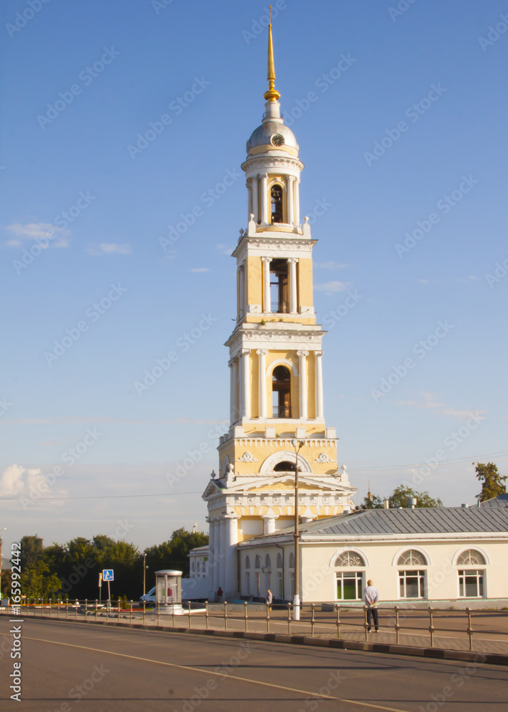 The bell tower of the Church of St. John the Evangelist. Kolomna.