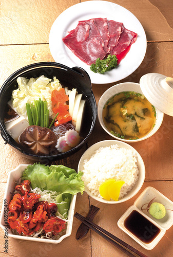 Japanese sukiyaki set