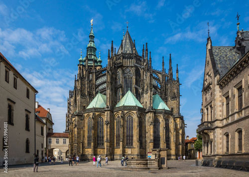 Saint Vitus Cathedral in Prague, Czech Republic photo