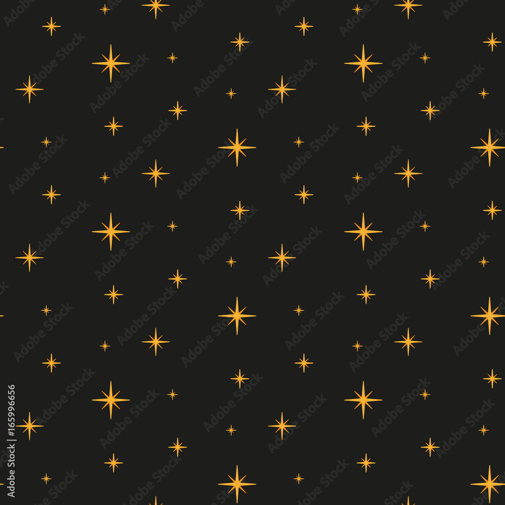 Stars. Seamless pattern
