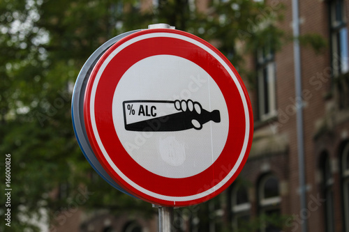 Photography Verkehrszeichen in Holland, null Promille