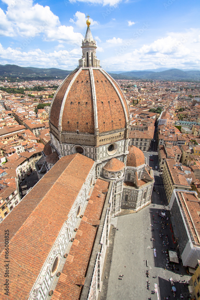 Beautiful panorama view over Florence, Italy