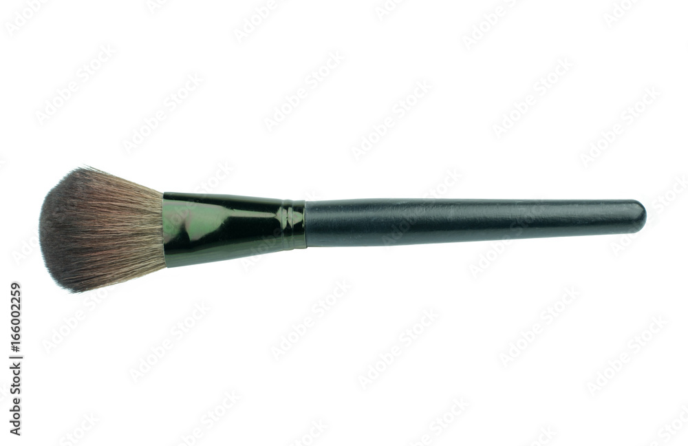 Make up brush isolated on white background Make up brush isolated on white background